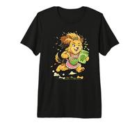 Cute Dog Baker Kawaii Puppy Whisk and Mixing Bowl Premium T-Shirt