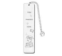 Cute Dog Bookmarks, Gifts for Book Lover, Dogs Gifts for Dog Mum/Dad,You Pawsed Here Bookmark