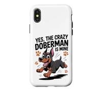 Cute Dog Breed Owner Guard Pet Funny Puppy Doberman Pinscher Case for iPhone X/XS