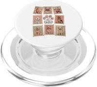 Cute Dog Breeds Postage Stamps Love Wagging Tail PopSockets PopGrip for MagSafe