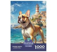 Cute Dog Carefully Crafted Jigsaw Puzzle for Family Leisure And Solo Play, Highlighting Pet While Promoting Concentration Mindfulness And Steady Problem Solving 38x26cm/1000pcs