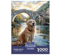 Cute Dog Carefully Crafted Jigsaw Puzzle for Family Leisure And Solo Play, Highlighting Pet While Promoting Concentration Mindfulness And Steady Problem Solving 38x26cm/1000pcs