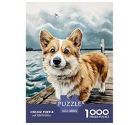 Cute Dog Carefully Crafted Jigsaw Puzzle for Family Leisure And Solo Play, Highlighting Pet While Promoting Concentration Mindfulness And Steady Problem Solving 38x26cm/1000pcs