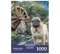 Cute Dog Carefully Finished Jigsaw Puzzle Designed for Shared Moments, Highlighting Pet While Encouraging Patience Problem Solving And Relaxed Play 70x50cm/1000pcs