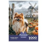 Cute Dog Carefully Finished Jigsaw Puzzle Designed for Shared Moments, Highlighting Pet While Encouraging Patience Problem Solving And Relaxed Play 52x38cm/1000pcs