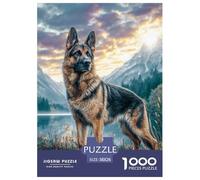 Cute Dog Carefully Finished Jigsaw Puzzle Designed for Shared Moments, Highlighting Pet While Encouraging Patience Problem Solving And Relaxed Play 38x26cm/1000pcs