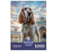 Cute Dog Carefully Finished Jigsaw Puzzle Designed for Shared Moments, Highlighting Pet While Encouraging Patience Problem Solving And Relaxed Play 70x50cm/1000pcs