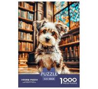 Cute Dog Carefully Finished Jigsaw Puzzle Designed for Shared Moments, Highlighting Pet While Encouraging Patience Problem Solving And Relaxed Play 38x26cm/1000pcs