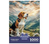 Cute Dog Carefully Finished Jigsaw Puzzle Designed for Shared Moments, Highlighting Pet While Encouraging Patience Problem Solving And Relaxed Play 70x50cm/1000pcs