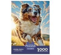 Cute Dog Carefully Finished Jigsaw Puzzle Designed for Shared Moments, Highlighting Pet While Encouraging Patience Problem Solving And Relaxed Play 52x38cm/1000pcs