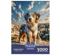 Cute Dog Carefully Produced Jigsaw Puzzle for Calm Indoor Recreation, Built Around Pet to Support Attention Training And Shared Enjoyment at Home 70x50cm/1000pcs