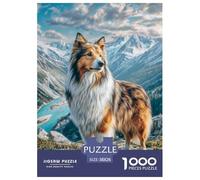 Cute Dog Carefully Produced Jigsaw Puzzle for Calm Indoor Recreation, Built Around Pet to Support Attention Training And Shared Enjoyment at Home 38x26cm/1000pcs