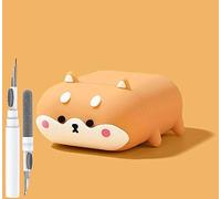 Cute Dog Case for Airpod 2nd 1st Generation Case, Funny 3D Cartoon Kawaii Cool Airpods Cases Cover Skin with Cleaning Kit & Keychain for Apple Air pod Gen 2 & 1 for Boys Girls Kids Teen, Dog