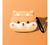 Cute Dog Case for Airpod Pro/Pro 2 Gen Cases 2023/2022/2019, Funny 3D Cartoon Kawaii Air pods Pro 2nd/1st Generation Silicone Cover for Apple iPod Pro 2/1 with Keychain Boys Girls Kids Teen, Corgi