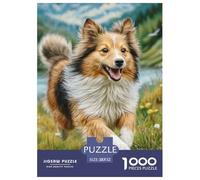 Cute Dog Classic Style Jigsaw Puzzle Encouraging Mindful Play, Built Around Pet And Presented with A Composed British Visual Flow for Lasting Appeal 52x38cm/1000pcs