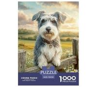 Cute Dog Classic Style Jigsaw Puzzle Offering An Engaging Tabletop Experience, Enhanced by Pet And A Timeless UK-inspired Aesthetic for Mindful Leisure Moments 70x50cm/1000pcs