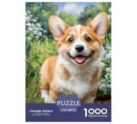 Cute Dog Classic Style Jigsaw Puzzle Offering An Engaging Tabletop Experience, Enhanced by Pet And A Timeless UK-inspired Aesthetic for Mindful Leisure Moments 52x38cm/1000pcs