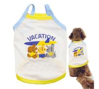 Cute Dog Clothes, Dog Clothes, Medium Clothing | Comfortable Lightweight Sleeveless Cat Costume for Camping Walking on the Beach