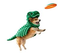 Cute Dog Costume, Dino Outfit, Small Dogs with Breathable Fabric, Soft