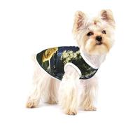 Cute Dog Costume - Soft 100% Cotton Pet Sweater for Small and Medium Dogs - Perfect for Everyday Wear and Special Occasions Jupiter Midnight Rose Garden