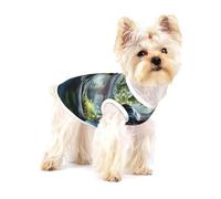 Cute Dog Costume - Soft 100% Cotton Pet Sweater for Small and Medium Dogs - Perfect for Everyday Wear and Special Occasions Fierce Animals in Jungle Rivers