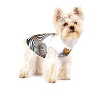 Cute Dog Costume - Soft 100% Cotton Pet Sweater for Small and Medium Dogs - Perfect for Everyday Wear and Special Occasions Zebra Op Art, Little Bird