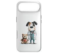 Cute Dog Doctor with Teddy Bear Stethoscope Case for iPhone Air