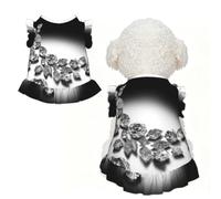 Cute Dog Dress for Small Dogs Girl,Sleeveless Cat Dresses Soft Breathable Dog Clothes Summer Puppy Dress Diamond Jewelry Jewels Luxury Pet Skirt Dog Outfits Chihuahua Yorkies Dresses