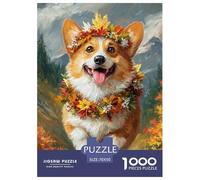 Cute Dog Elegant Paper Jigsaw Puzzle Suited to Thoughtful Assembly Sessions, Centred on Pet And Offering A Soothing Engaging Experience from Start to Finish 70x50cm/1000pcs