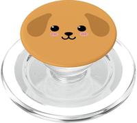 Cute Dog Face Funny Kawaii Puppy Animal PopSockets PopGrip for MagSafe