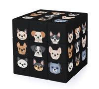 Cute Dog Faces 3-D Puzzles Magic Twist Cube