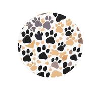 Cute Dog Footprint Prints Print Strong Refrigerator Magnets Decor Fridge Magnets,For Kitchen Whiteboard Office Locker