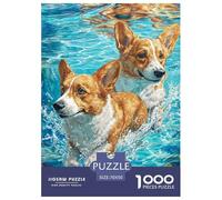 Cute Dog High Standard Jigsaw Puzzle Designed for Shared Indoor Recreation, Built Around Pet to Encourage Cooperation Attention And Satisfying Progress 70x50cm/1000pcs