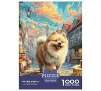 Cute Dog High Standard Jigsaw Puzzle Designed for Shared Indoor Recreation, Built Around Pet to Encourage Cooperation Attention And Satisfying Progress 70x50cm/1000pcs