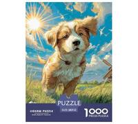 Cute Dog High Standard Jigsaw Puzzle Designed for Shared Indoor Recreation, Built Around Pet to Encourage Cooperation Attention And Satisfying Progress 52x38cm/1000pcs