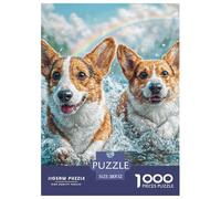 Cute Dog High Standard Jigsaw Puzzle Designed for Shared Indoor Recreation, Built Around Pet to Encourage Cooperation Attention And Satisfying Progress 52x38cm/1000pcs