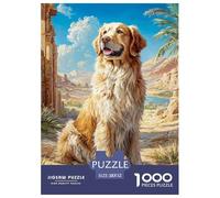 Cute Dog High Standard Jigsaw Puzzle Designed for Shared Indoor Recreation, Built Around Pet to Encourage Cooperation Attention And Satisfying Progress 52x38cm/1000pcs