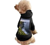Cute Dog Hoodie,Skin-Friendly & Soft Sweatshirt for Puppy,Cat, Small/Medium/Large Dogs (XS to 2XL) County Clare The Cliffs Printed Dog Clothes Ideal for Indoor & Outdoor Use