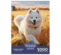 Cute Dog Immersive Jigsaw Puzzle Designed to Encourage Patience And Clarity, Centred Around Pet with A Calm And Modern British Aesthetic 70x50cm/1000pcs