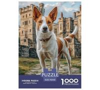 Cute Dog Immersive Jigsaw Puzzle Designed to Encourage Patience And Clarity, Centred Around Pet with A Calm And Modern British Aesthetic 70x50cm/1000pcs