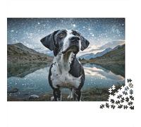 Cute Dog Jigsaw for Adults Teens: Dalmatian by Mountain Lake Educational Game for Wall Decoration And Gifts 52x38cm/1000pcs