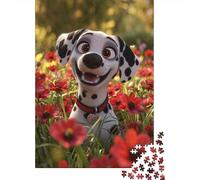 Cute Dog Jigsaw Puzzles Game Adult 1000 Piece Jigsaw Wooden Creative Jigsaw Puzzle Decompressing Game 1000pcs (75x50cm)
