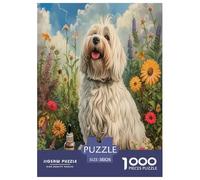 Cute Dog Jigsaw Puzzles Puzzle for Adults Kids. 1000 Pieces Whimsical Challenge Toy Educational Games Home Decoration for Adults& Kids Age 14 Years Up 38x26cm/1000pcs