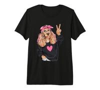 Cute Dog Lover Funny Cocker Spaniel Graphic Playful Vibrant Premium T-Shirt