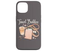 Cute Dog Mama Travel Buddy Passport Sunglasses Coffee Case for iPhone 13