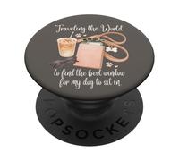 Cute Dog Mama Travel Passport Sunglasses Coffee PopSockets Adhesive PopGrip