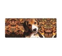 Cute dog Mouse Pad 12x31.5in Extended Desk Mat