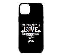 Cute Dog Named Thor Shirt for Women and Men Case for iPhone 14 Plus
