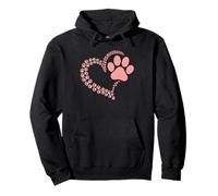 Cute Dog Paw Print Canine Whisperer Cat Lovers Pullover Hoodie