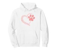 Cute Dog Paw Print Canine Whisperer Cat Lovers Pullover Hoodie